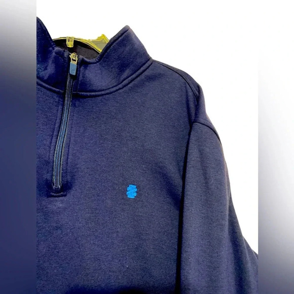 IZOD Advantage Performance 1/4 zip pullover sweater blue men’s size XXL - Picture 2 of 4